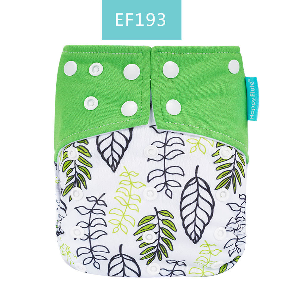 Happyflute Baby Cloth Diaper Waterproof Side Leakage Prevention Washable Diaper Pants Cloth Diaper Cloth Diaper Cover