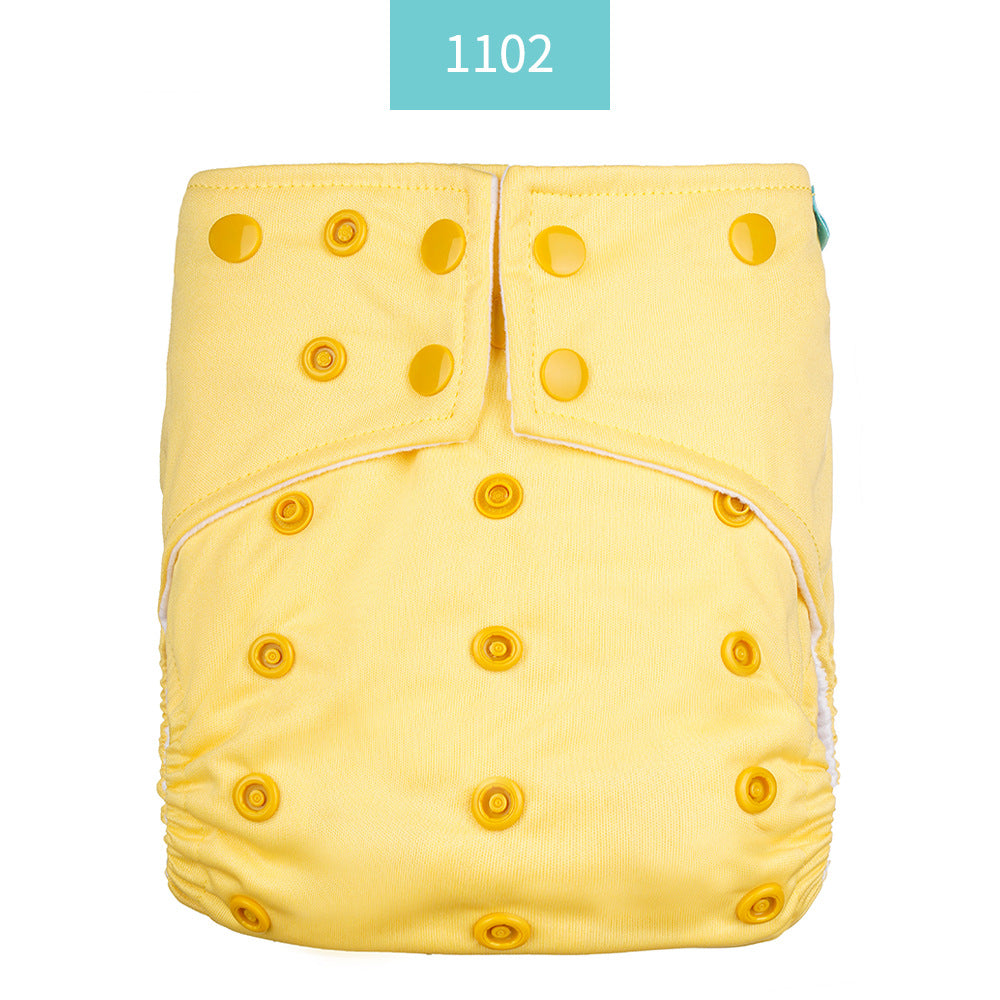 Happyflute Baby Cloth Diaper Waterproof Side Leakage Prevention Washable Diaper Pants Cloth Diaper Cloth Diaper Cover