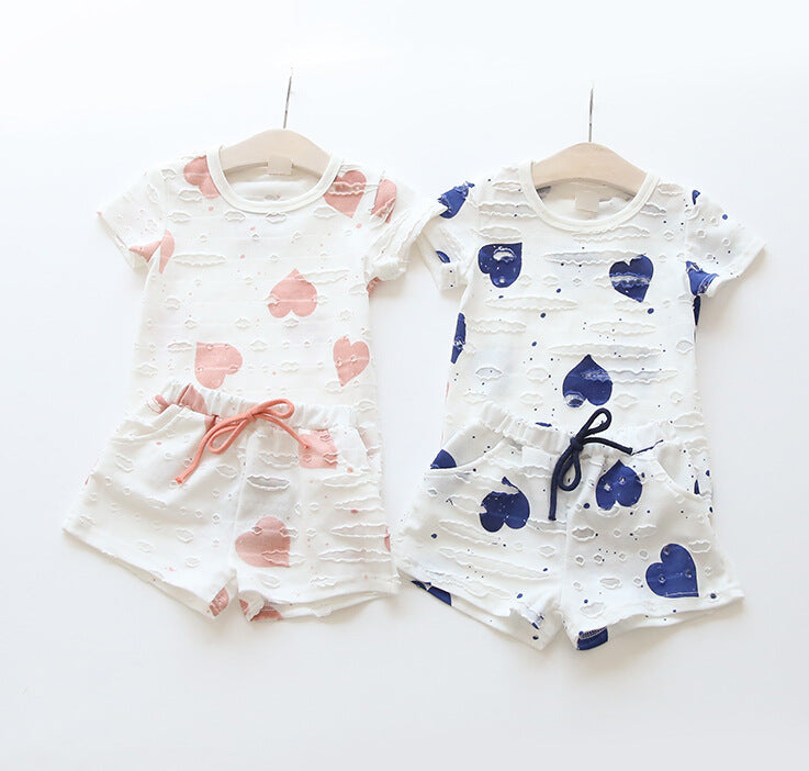 Ripped care Short sleeve T-shirt set