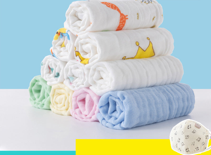 Saliva Towel, Cotton Gauze, Baby Supplies, Super Soft Face Wash, Small Square