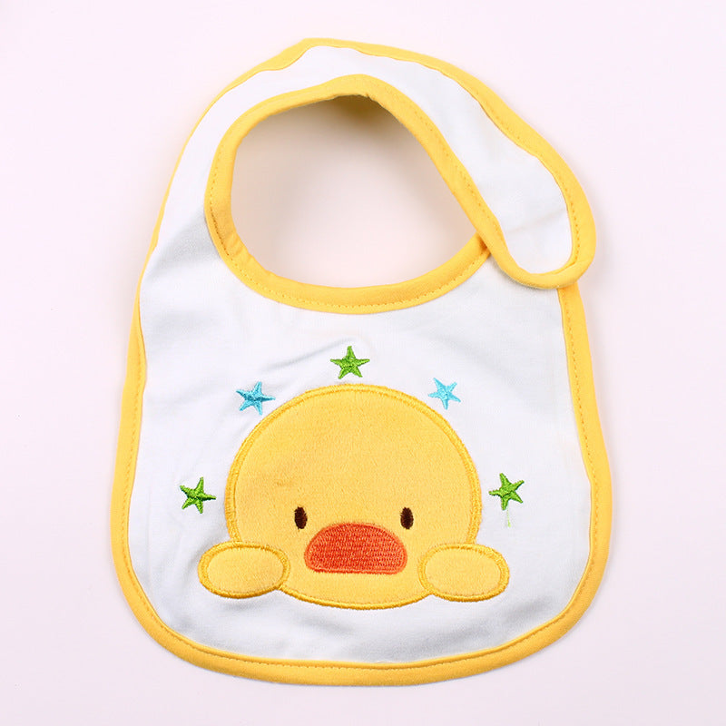 Optional Baby Bib Children's Cotton Three-layer Waterproof Saliva Towel