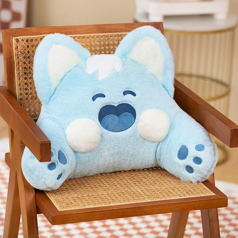 Cartoon Waist Care Warm Winter Office Nap Plush Cushion Gift