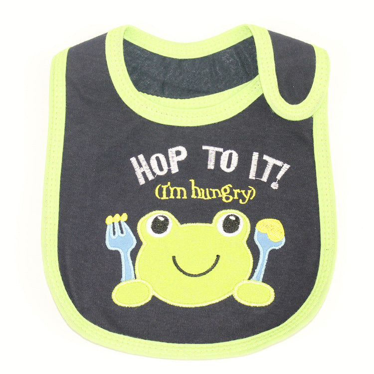 Optional Baby Bib Children's Cotton Three-layer Waterproof Saliva Towel
