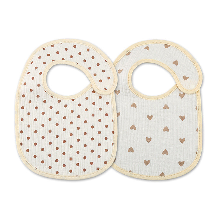 Thin Kids' Bib Pure Cotton Waterproof Gauze Saliva Towel