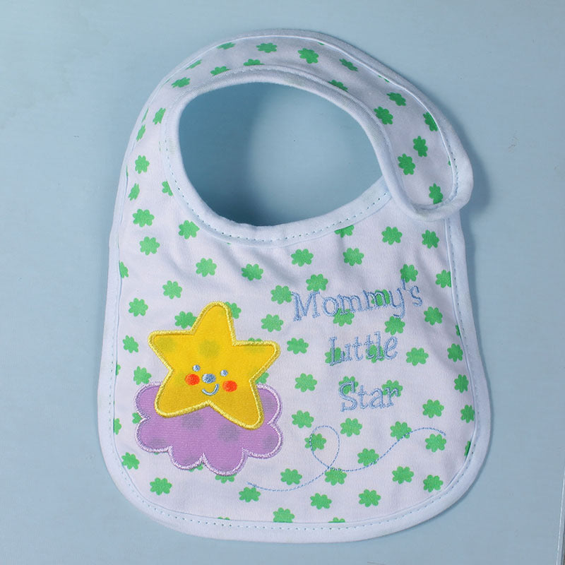 Optional Baby Bib Children's Cotton Three-layer Waterproof Saliva Towel