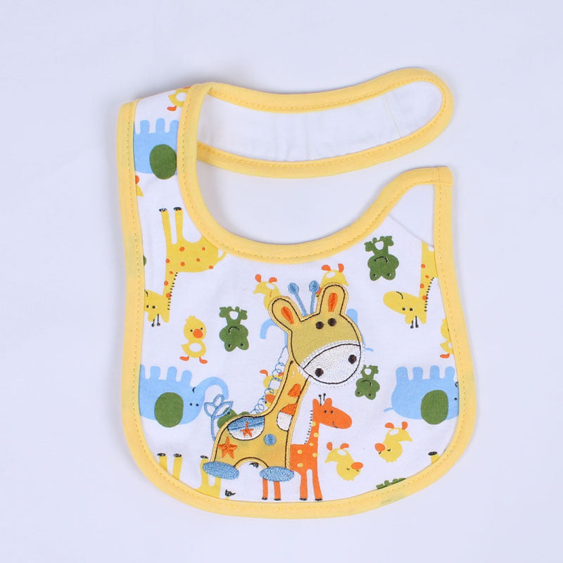 Optional Baby Bib Children's Cotton Three-layer Waterproof Saliva Towel