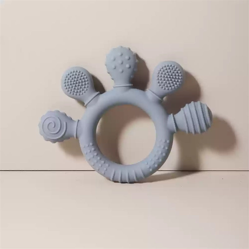 Edible Silicon Hand Holding Teether