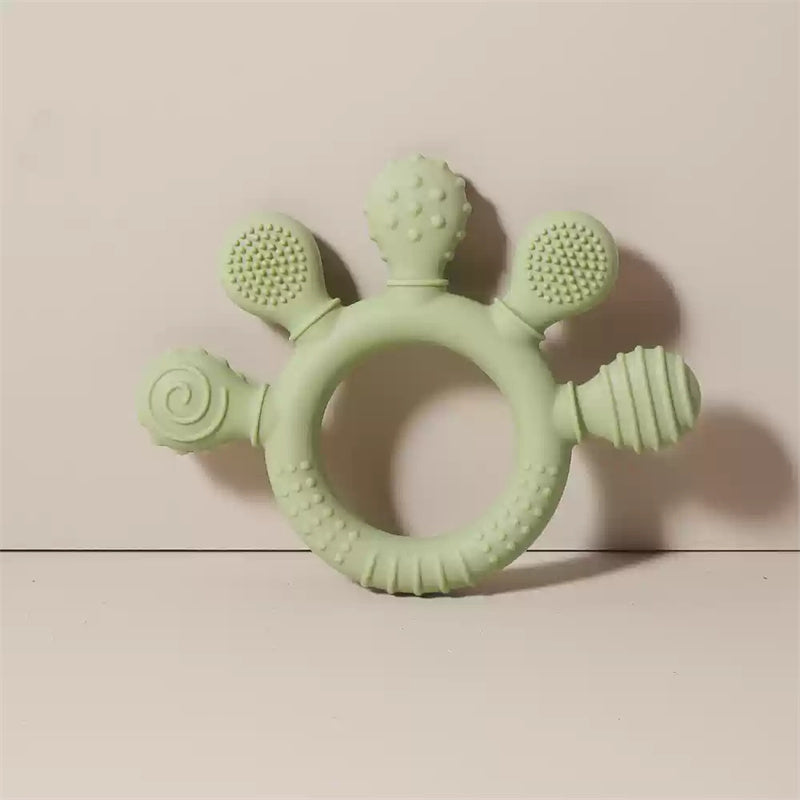 Edible Silicon Hand Holding Teether