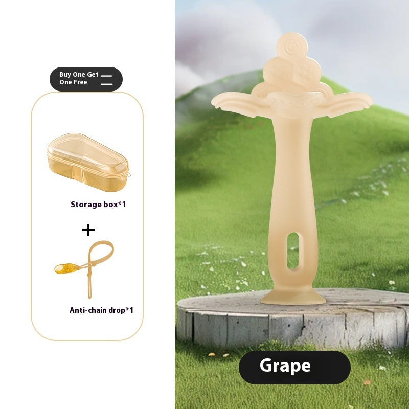 Silicone Rabbit Teether Infant Molar Rod Baby Teething Prevent Hand Sucking Artifact