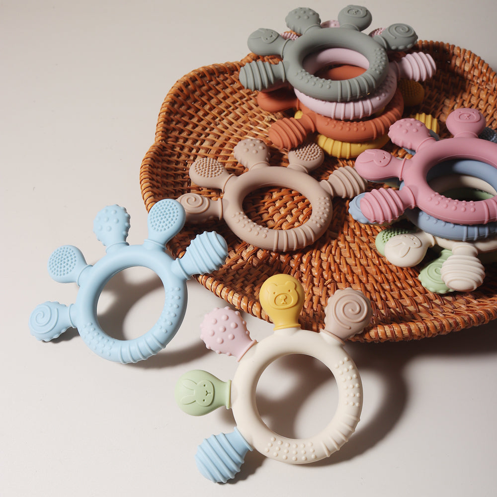 Edible Silicon Hand Holding Teether