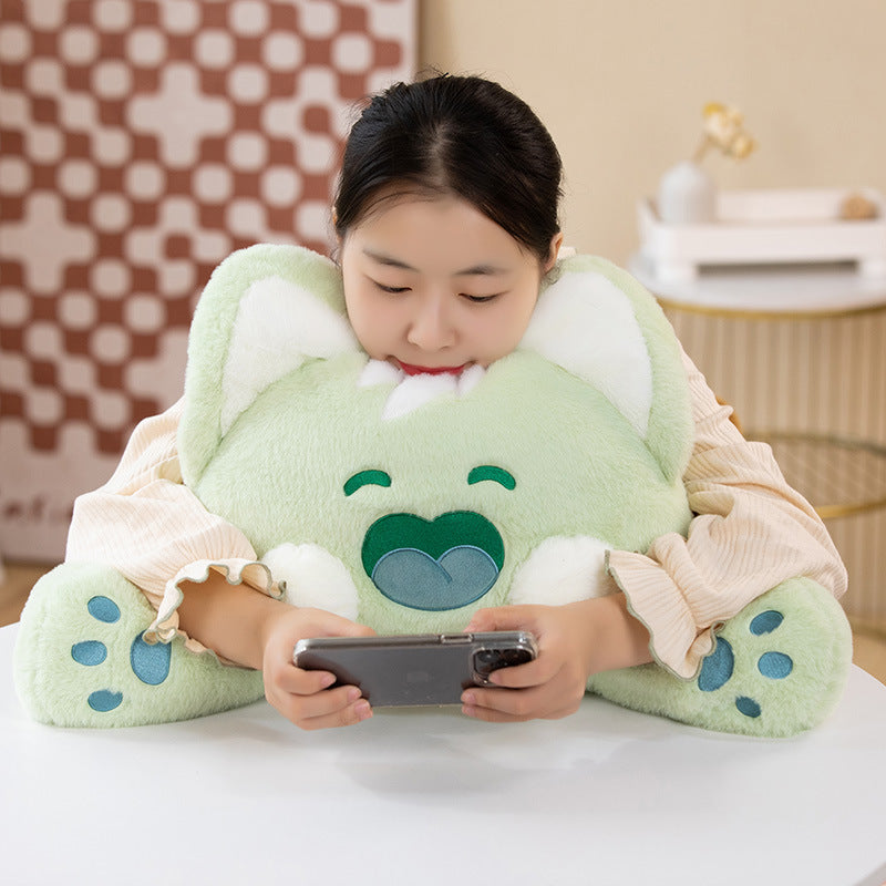 Cartoon Waist Care Warm Winter Office Nap Plush Cushion Gift