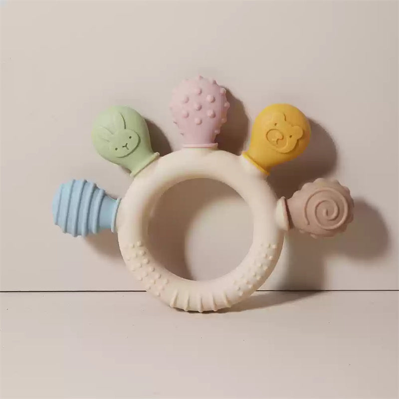 Edible Silicon Hand Holding Teether